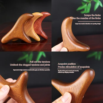 Sandalwood Gua Sha Tool 3