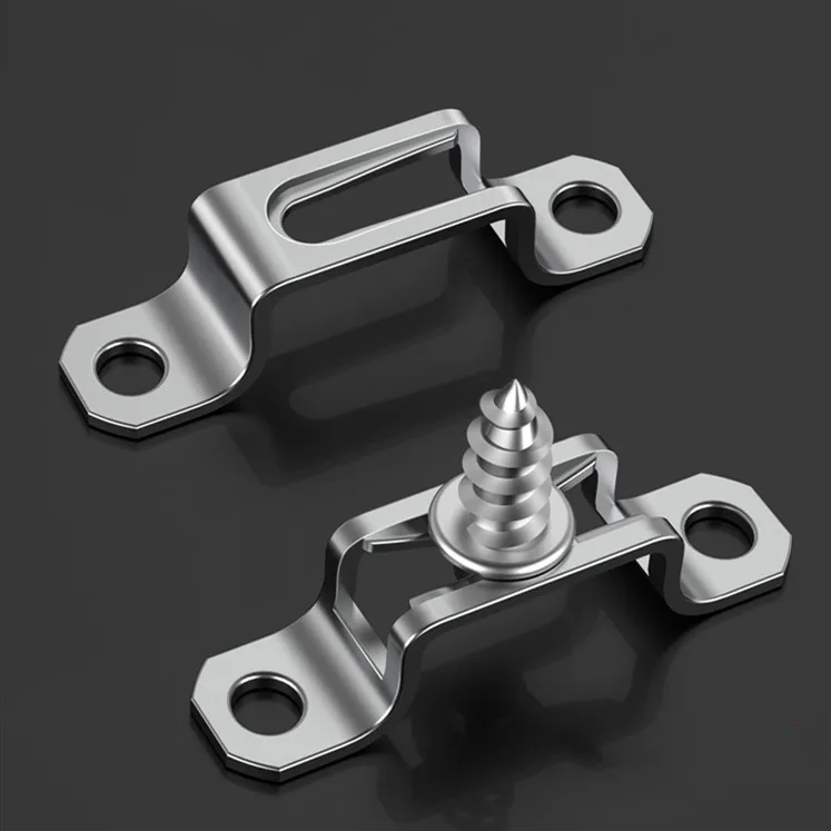 50 conjunto invisível dois-em-um conector parafuso prendedor