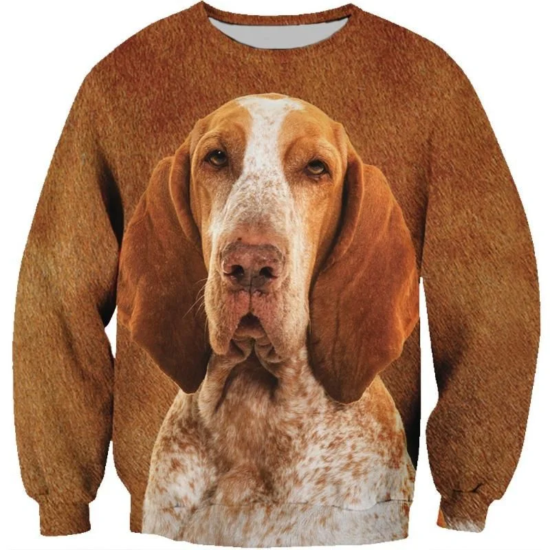 thumbnail image 1 of Suéteres nuevos para hombre para otoño e invierno, sudaderas con capucha con estampado de perro y animal en 3D, sudaderas casuales de moda para deportes callejeros para hombre, 1 of 5