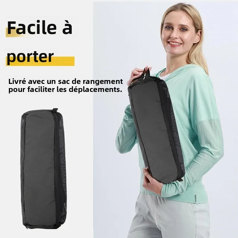 Siège pliant WESTTUNE portable avec appui-tête - Chaise pêche camping légère aluminium extérieur