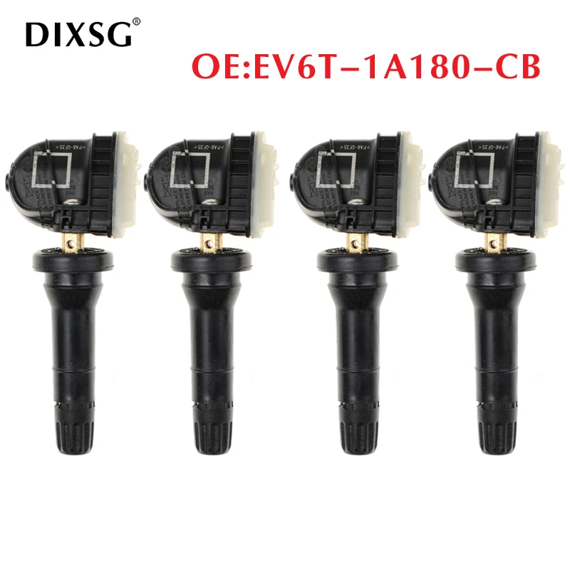 New Tire Pressure Sensor For Ford FEscape Ecosport C-Max F-150 Fiesta Focus Kuga Mondeo Ranger EV6T1A180CB EV6T-1A180-CB 4pcs