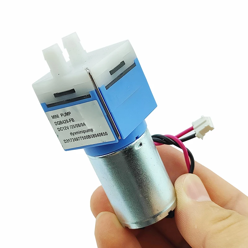 DQB428-FB 미니 진공 다이어프램 펌프 28MM DC 6V-12V 소형 370 모터 음압 흡입 DIY 인플레이터 공기 산소 펌프