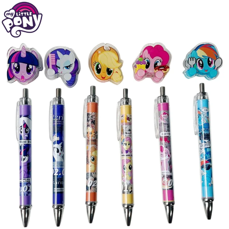 My Little Pony Anime Cartoon Kawaii Male and Female Students High Value 0.5 Gel Pen Homework Office Special Stationery Wholesale
