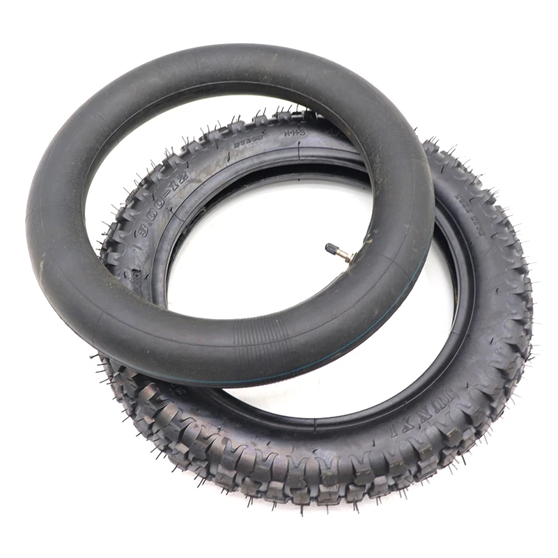 Durable Off-Road Dirt Bike Tire & Tube Set - 12 Inch