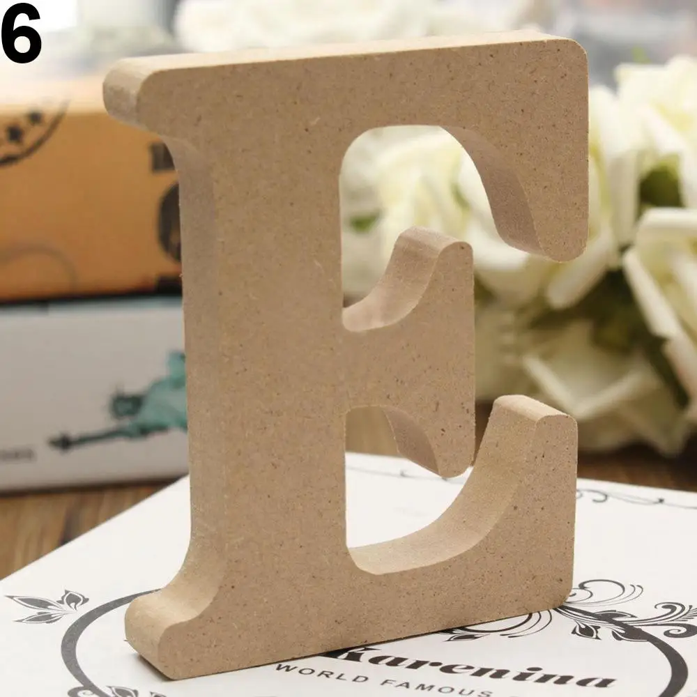 Wooden Letters A-Z Alphabet Decorations 1pc wooden letter decor