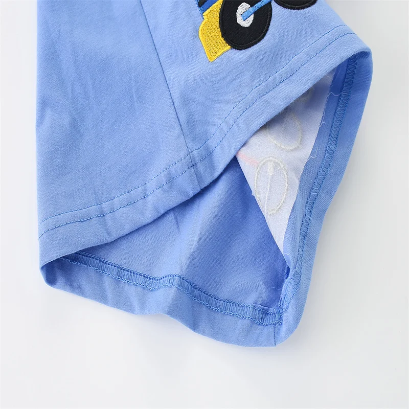 Kids Clothing Set Jumping Meters 2-7T Summer Clothing Sets With Animals Boys Girls Cotton Fashion Children's Clothing Sets