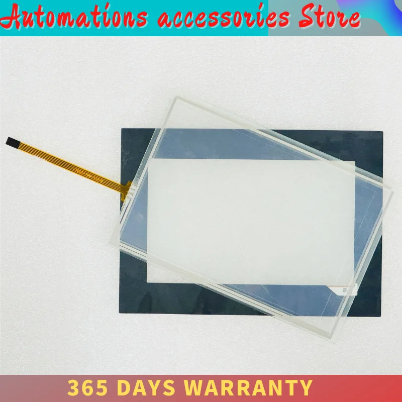 AMT10757 Touch Screen Panel Glass Digitizer for AMT10757 91-10757-00A 1071.0165A Touchscreen with Front Overlay Protective Film