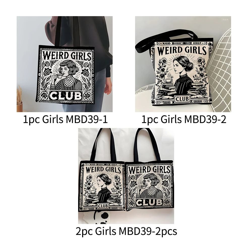 Weird Girls Club Tote Bag Girls Club Gifts Squad Crew Weekend Gift For Her 1 Pc