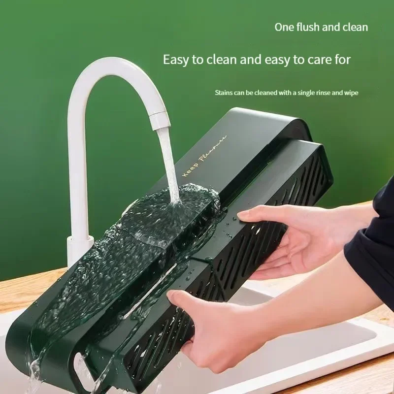 Kitchen Sink Water Splash Guards with Sucker Waterproof Screen for Dish Fruit Vegetable Washing Anti-water Board