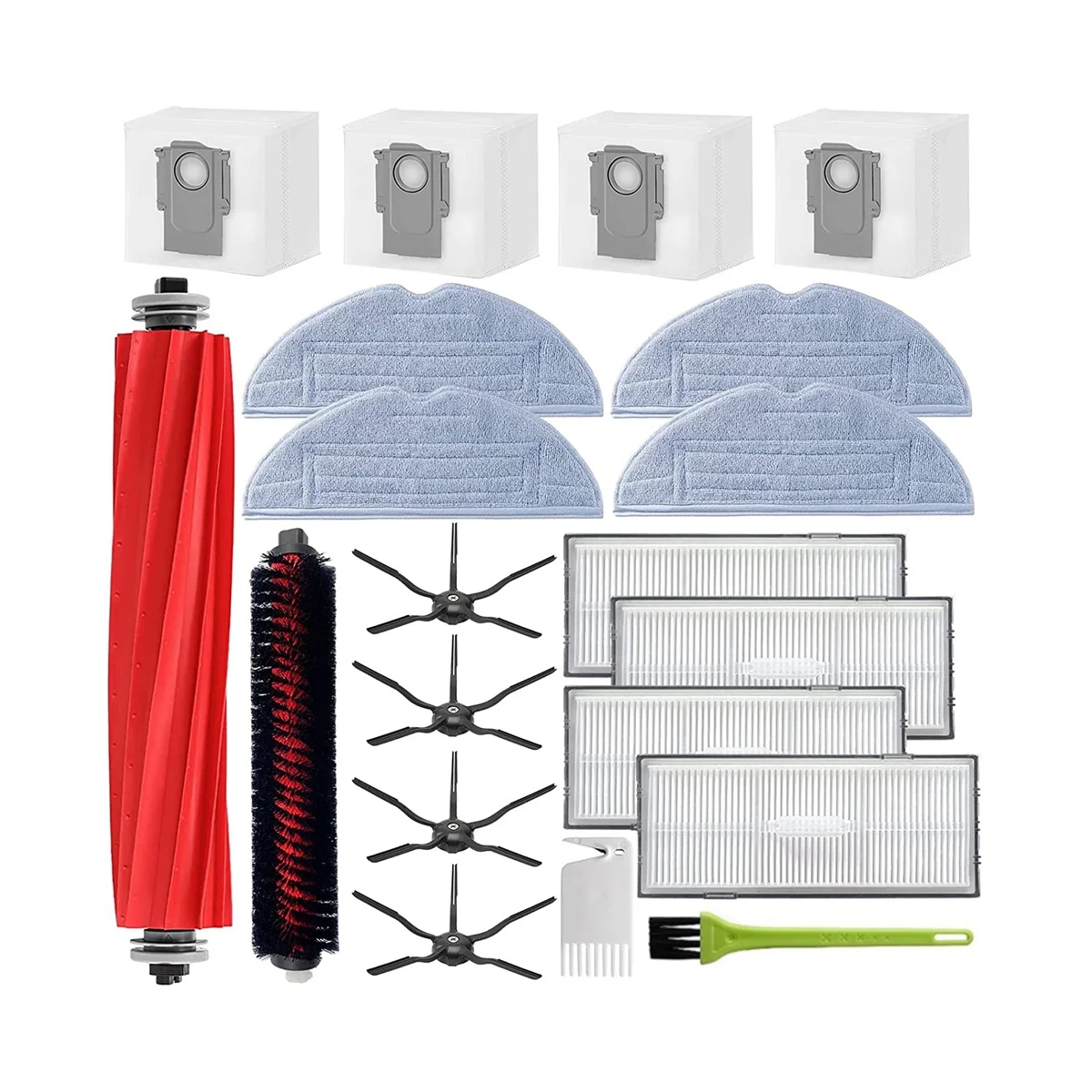 

Робот-пылесос для S7 Maxv Ultra S7 Pro, основная и боковая щетки, швабра, фильтр НЕРА, пылесборник, вращающаяся щетка