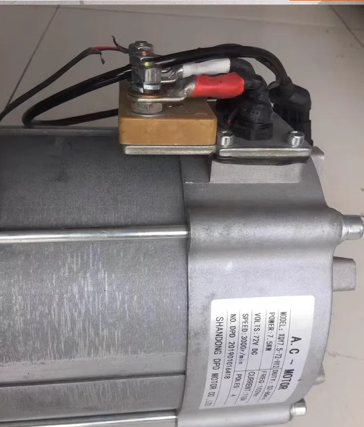 electric car motor 72v 7.5kw DPD electric vehicle ac motor