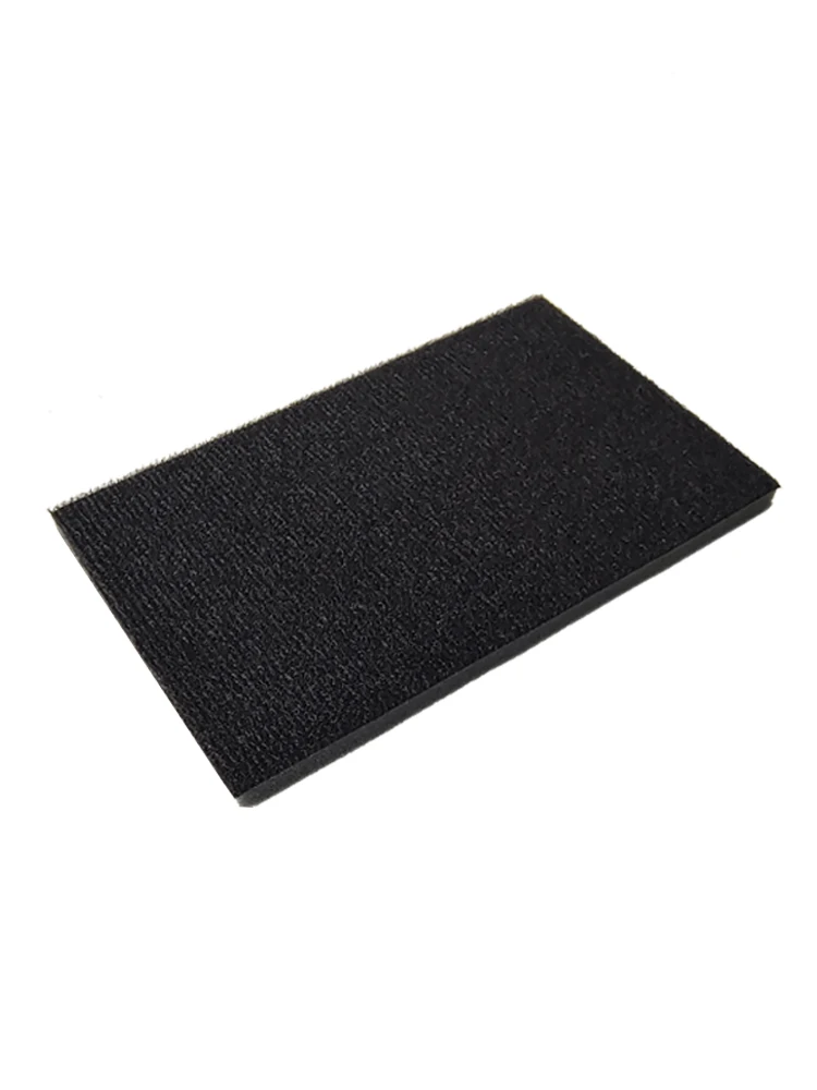 75×120mm 직사각형 소프트 폼 인터페이스 쿠션 패드, 훅앤루프 백킹 패드 보호대, 연마 샌딩 디스크 버퍼 패드