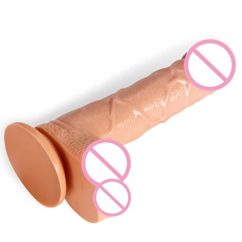 Bespoke Dildo Realistic with Suction Cup Dildo for Anal Big Penis for Women Sex Toys Female Masturbator Adult Sex Product Toys Adult Dildo Realistic with Suction Cup Dildo for Anal Big Penis for Women Sex Toys Female Masturbator