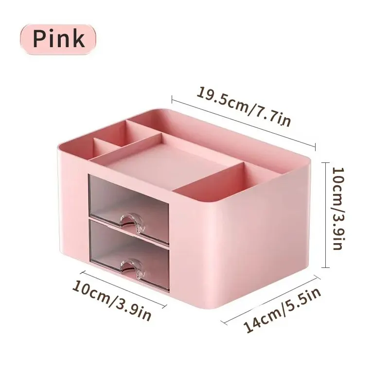 Multi-Functional Pen Organizer with Drawers for Desk and Office Storage