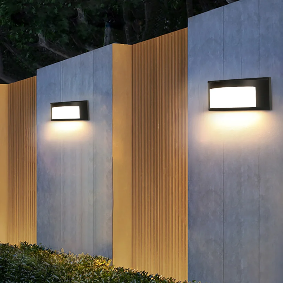 LED Wall Light Lamp AC85-265V Outdoor lighting Waterproof IP66 Modern Indoor Home Balcony Porch Garden Decoration wall led light