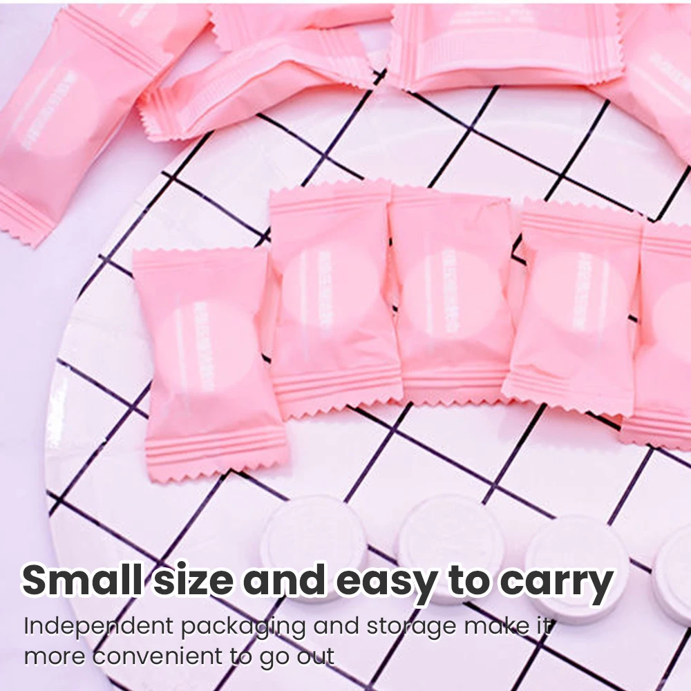 Compressed Towels 50/100pcs Travel Compressed Bag Suitable Sensitive Skin Cotton Cleansing Disposable Face Pack