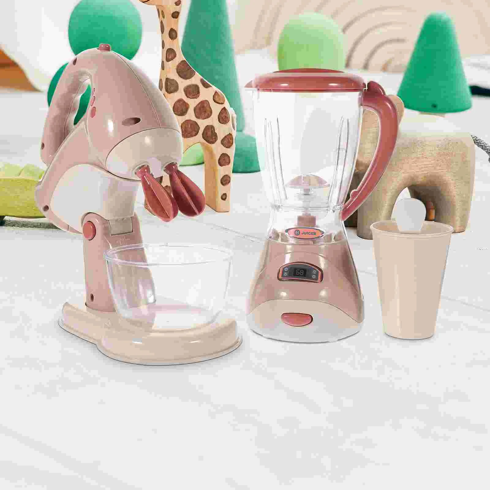 

Имитация бытовой техники, игрушки, ролевая кухонная искусственная соковыжималка, пластиковая детская миксер, машина для детей