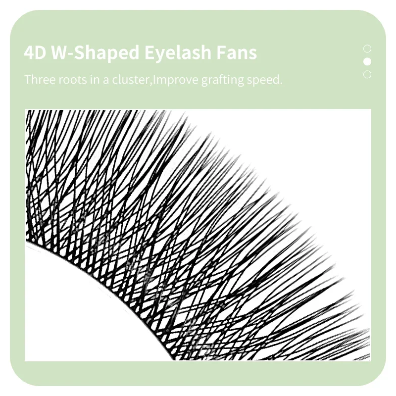 DIYDAY Double Tips W-Shaped Natural Soft Eyelash Extensions