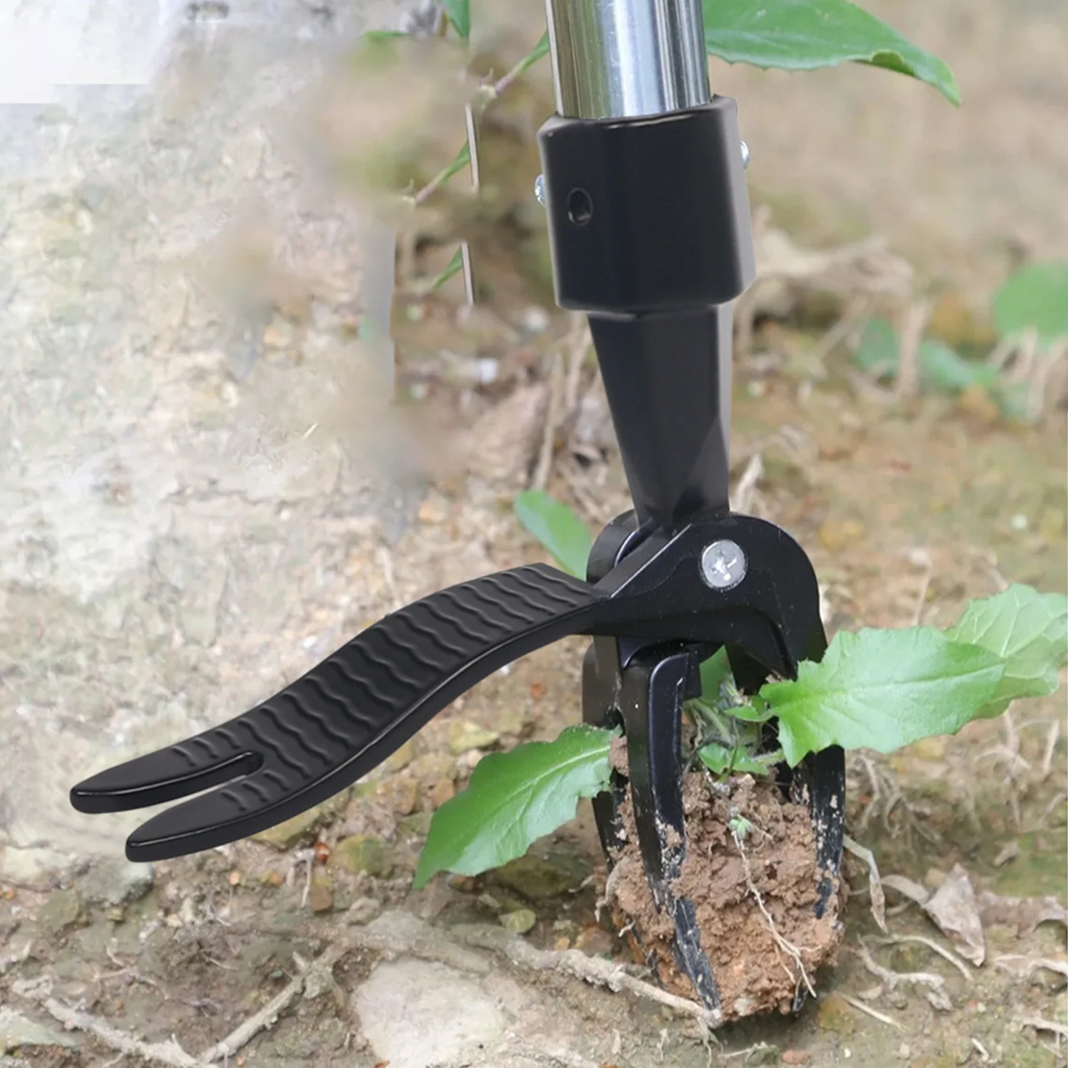 Standing Weeding Puller Metal Weed Puller Head Garden Lawn Root Remover Weeder Manual Vertical Weeding Digging Grass Shovel New 5