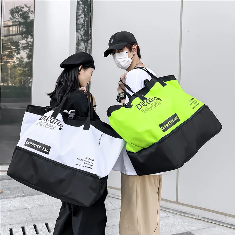 Travel Handbag Oxford Safari Style NEW Large Capacity Trendy Design Unisex Sports Swimming Fitness Ski Storage Bag Personality