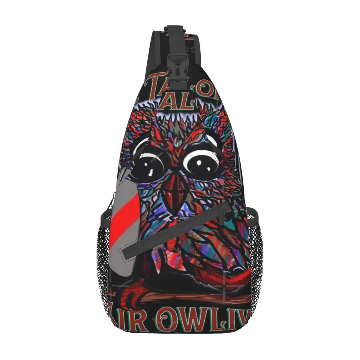 

The Talonted Sir Owliver Chest Bag Modern With Zipper Mesh Bag Gift Nice gift Customizable