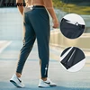 Quick Drying Sports Pants for Men's Autumn Loose Breathable Fitness Running Sweat Pants Trouser Leg Zipper Training Pants 1