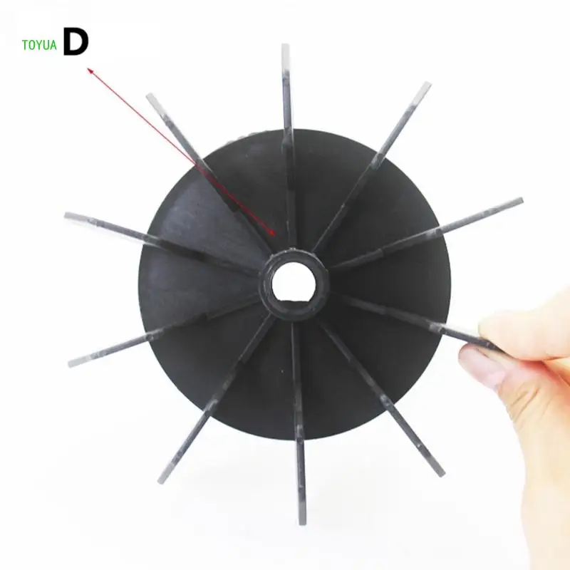 Motor Cooling Fan Blade Air Compressor Accessories Heat Dissipation Fan Blade Plastic Material Air Compressor NM