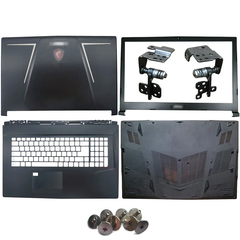 

To For MSI GE73 GE73VR Raider RGB 8RE 8RF MS-17C5 Laptop LCD Back Cover/Front Bezel/Hinges/Palmrest/Bottom Case 7 Colors