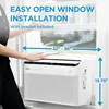 Midea 10,000 BTU U-Shaped Smart Inverter Window Air Conditioner,Cools up to 450 Sq.Alexa/Google Assistant, Remote Control 6