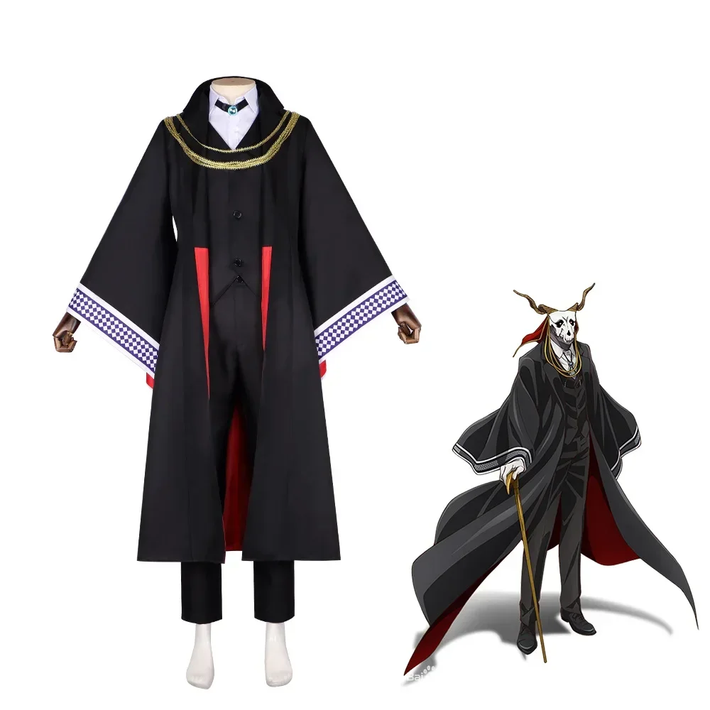 

Elias Ainsworth Cosplay Anime The Ancient Magus Bride Costume Chise Hatori Cosplay Trench Cloak Halloween Uniform Party Cute