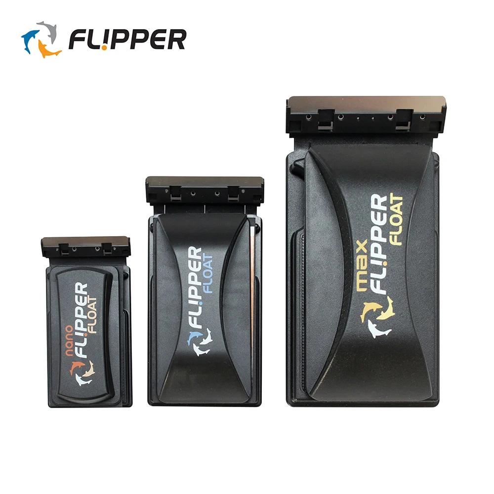 

Flipper Float Nano/Standard/Max 2 in 1 Magnetic Scrubber and Scraper Fish Tank Magnet Aquarium Algae Cleaner