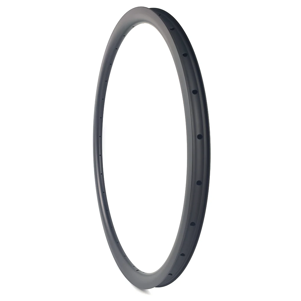 Paire De Jantes Carbone VTT 26" Sans Crochet - 24x24mm UD 3K 12K Clincher