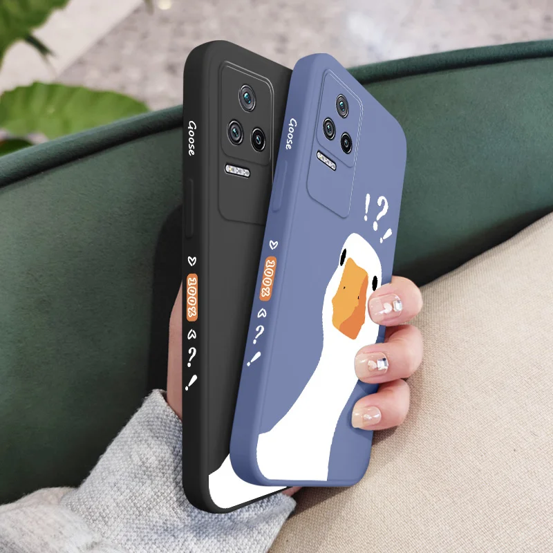 Doubtful Duck Liquid Silica Phone Case Cover