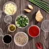 10PCS Disposable Sauce Seal Boxes Mini Seal Boxes Transparent Sealed Boxes with Lids Sauce Spices Storage Container Kitchen Tool 6