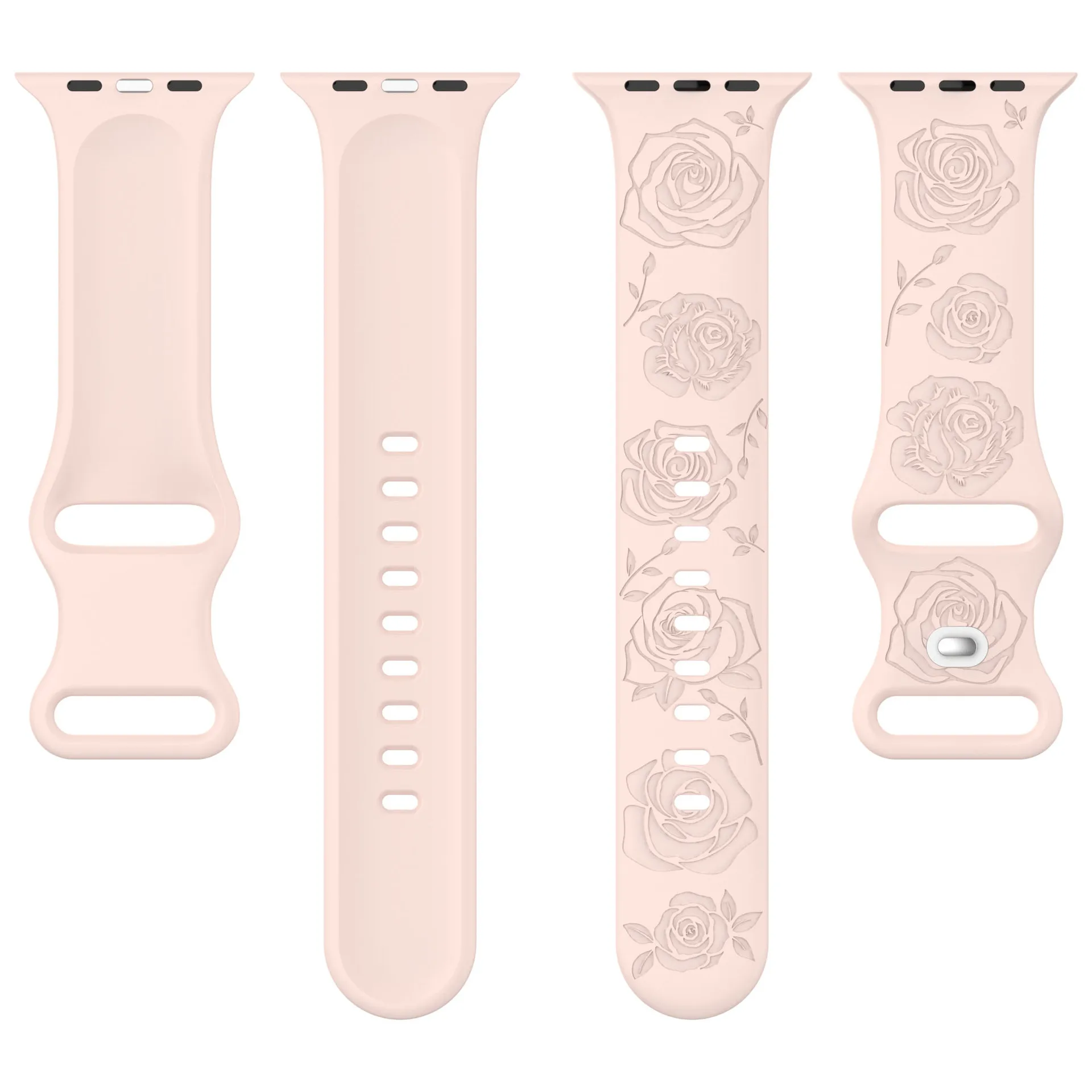 Stylish Pattern Silicone Strap for Women - Smartwatch Bracelet Belt