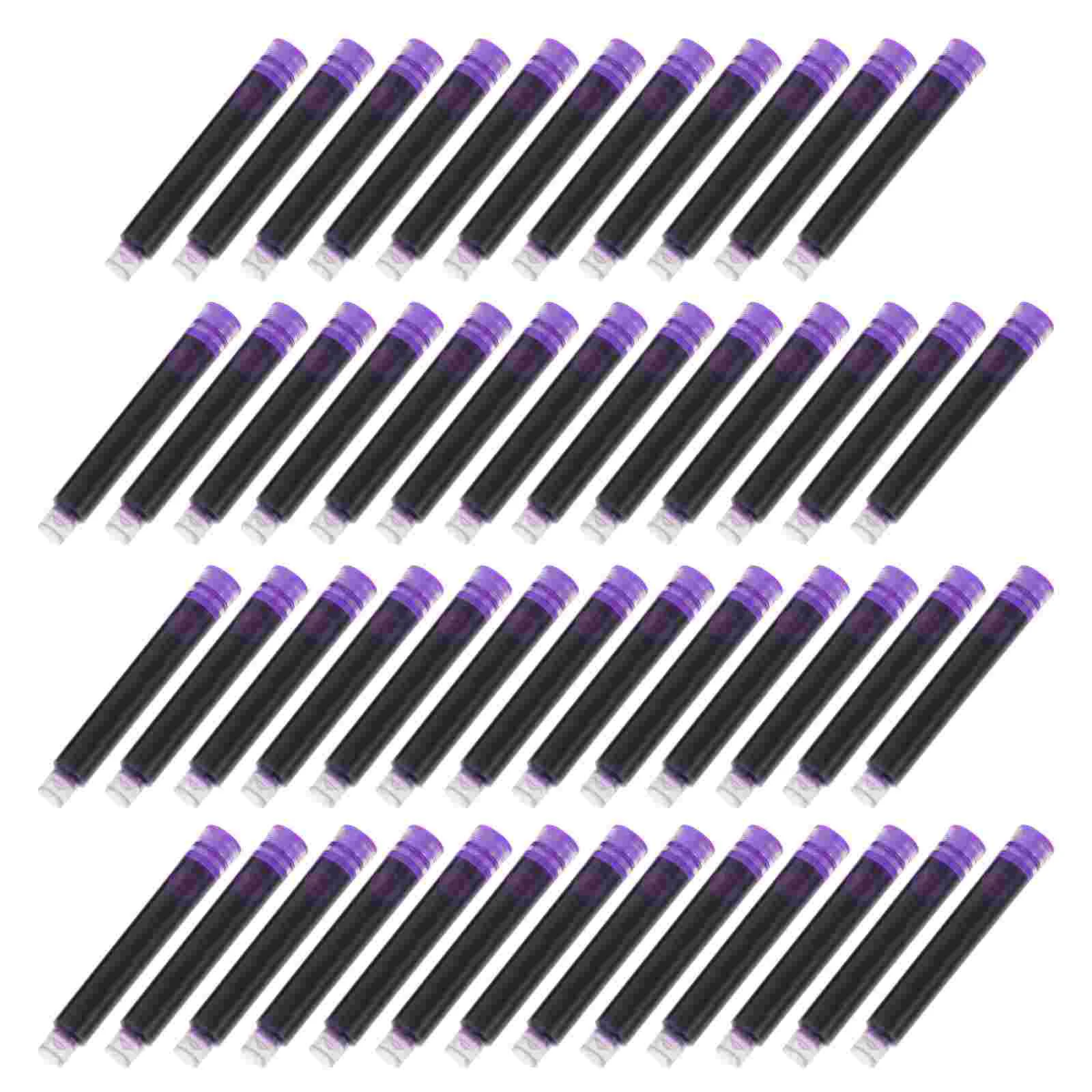 

50pcs Fountain Pen Ink Refill Ink Purple
