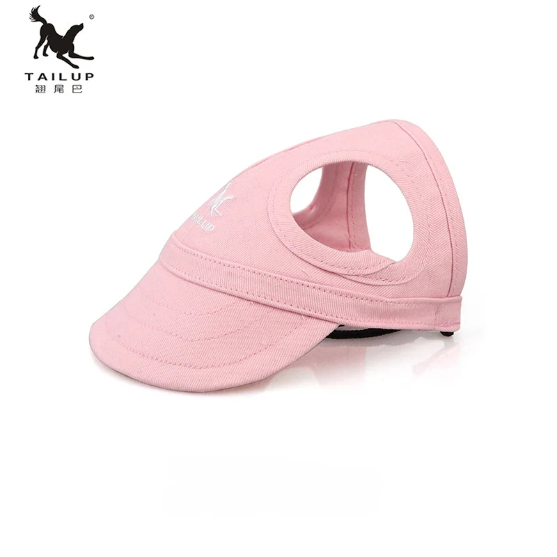 2023 Pet Hat with Ear Holes Dog Sport Baseball for Sun Protection Adjustable Buckle Design Outdoor Wear-Resistant Dog Cap pet hat with ear holes adjustable baseball cap for medium small large dogs summer dog caps sun hat outdoor hiking pet products