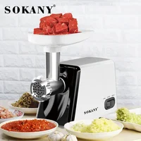 Houselin Electric Meat Grinder 【2500W Max 】Heavy Duty Stainless Steel Meat Mincer with Grinding Plates, Sausage Stuffer Tubes 2