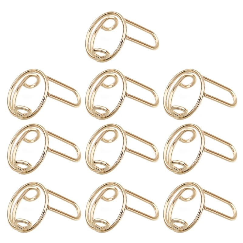 652F 10PCS Nail Art Rings Adjustable Fingertip Rings Women Party Jewelry Metal Open Nail Rings Copper Material Women Jewelry 2