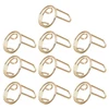 652F 10PCS Nail Art Rings Adjustable Fingertip Rings Women Party Jewelry Metal Open Nail Rings Copper Material Women Jewelry 2
