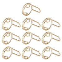 652F 10PCS Nail Art Rings Adjustable Fingertip Rings Women Party Jewelry Metal Open Nail Rings Copper Material Women Jewelry 2