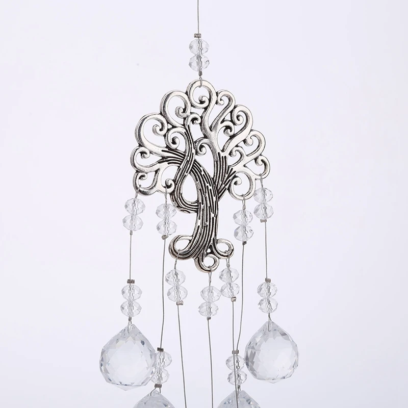 Description Picture 6 of itemSuncatcher Crystal Dream Catcher Window Wind Chimes Light Catcher Rainbow Prism Crystal Hanging Pendant Home Garden Decoration