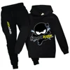 NINJA KIDZ Hooded T-Shirt Suit Children Ninja Boys Clothing Set Kid Girl Sweatshirt Spring Autumn Fashion Hoodies Tracksuit