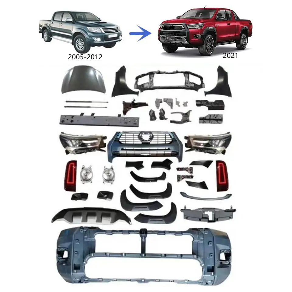 

Bodykit для Hilux Vigo 2005-2014, комплекты для Facelift, обновление до Hilux Rocco 2021