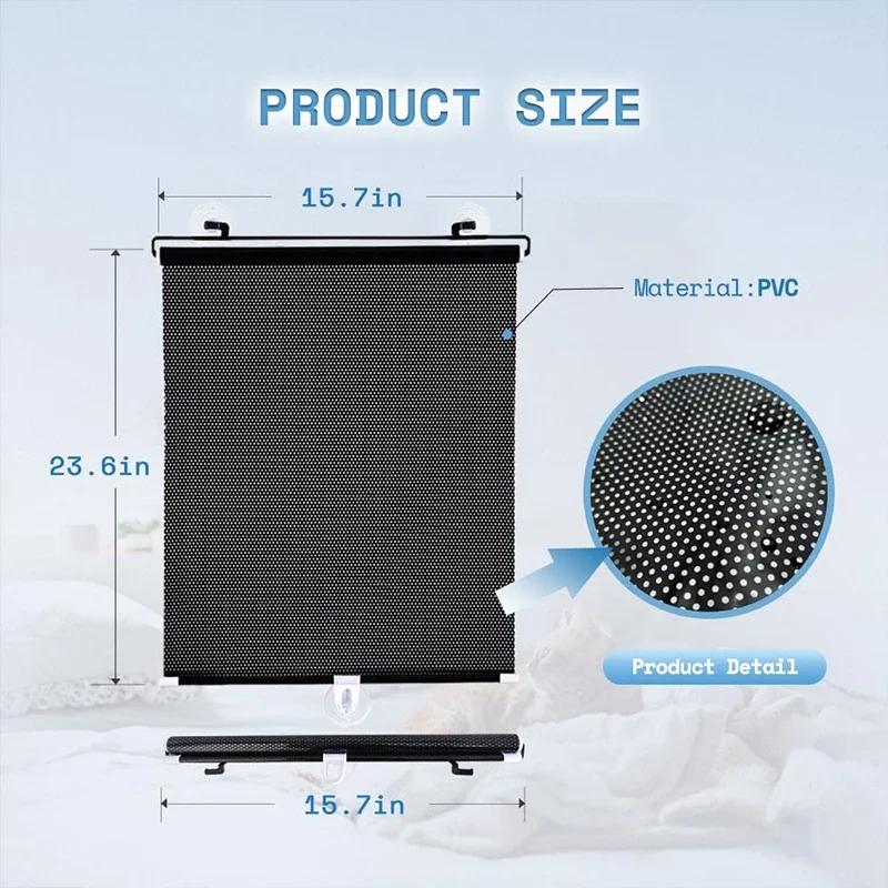 Blackout Blinds Roller Drill Blackout Shades Curtain Rollers for Window Roll Darkening Blind Curtains Kitchen Shutter