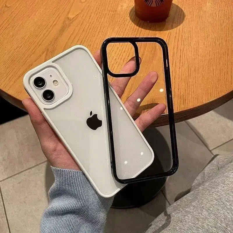 Candy Soft Silicone Transparent Shockproof Phone Case