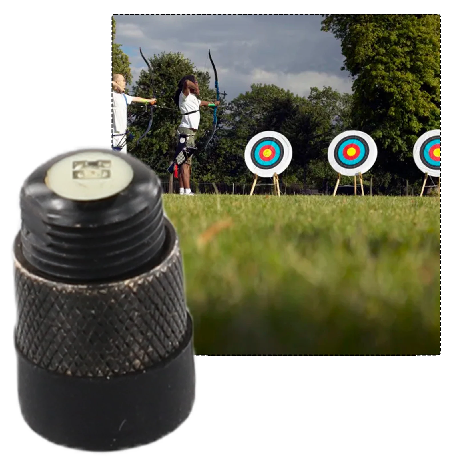 LED Button Aiming Light Button Aiming Light Sight 19*11.5*9mm Adjustable Compound Bow red dot sight