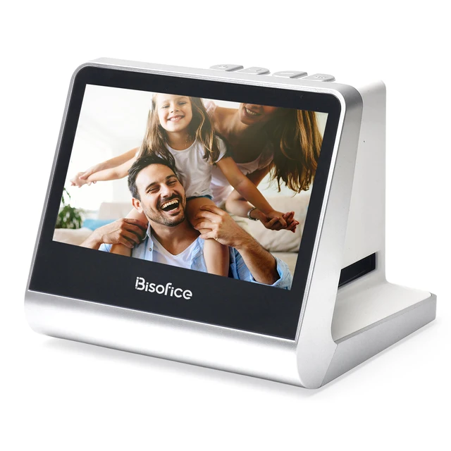Bisofice-Scanner de diapositives de film d'écran LCD, photos JPEG  numériques, 5 en effet, 135, 126KPK, 110, Smile 8, Monochrome, 16 Go -  AliExpress
