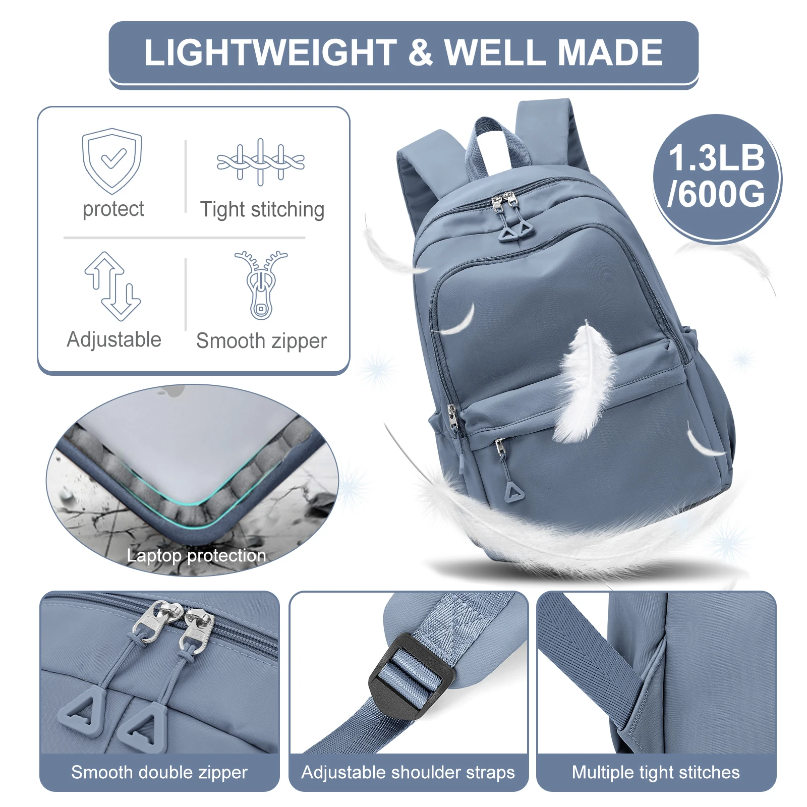 Teenage School Backpacks, Hand Luggage Backpack, Kids Backpack Boys Girls Casual Travel Backpacl, Weekender Bags for Women 3