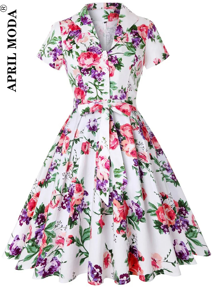 50s 60s Vintage Tunic Dresses Summer Spring Retro Pin Up
